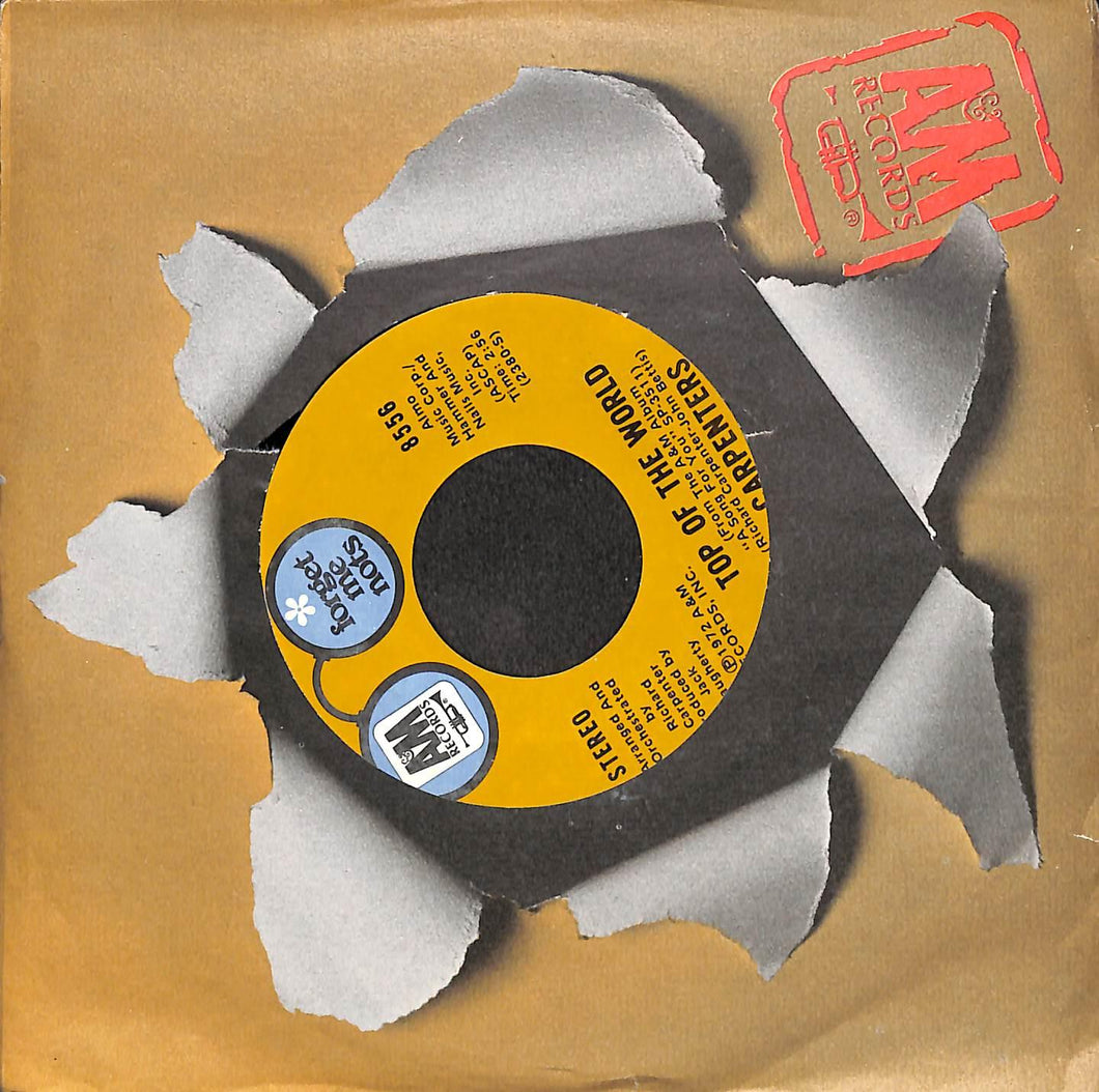 45 giri 7 '' - Carpenters - Goodbye To Love / Top Of The World