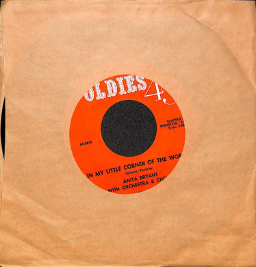 45 giri 7 '' - Anita Bryant - In My Little Corner Of The World / Babe In The Woods - Oldies 45 - USA - OL 88