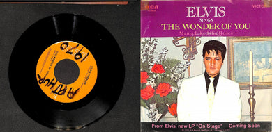 45 giri - 7' - Elvis Presley - The Wonder Of You / Mama Liked The Roses