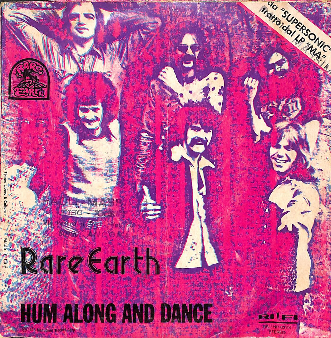 45 giri - 7' - Rare Earth - Hum Along And Dance / Big John Is My Name