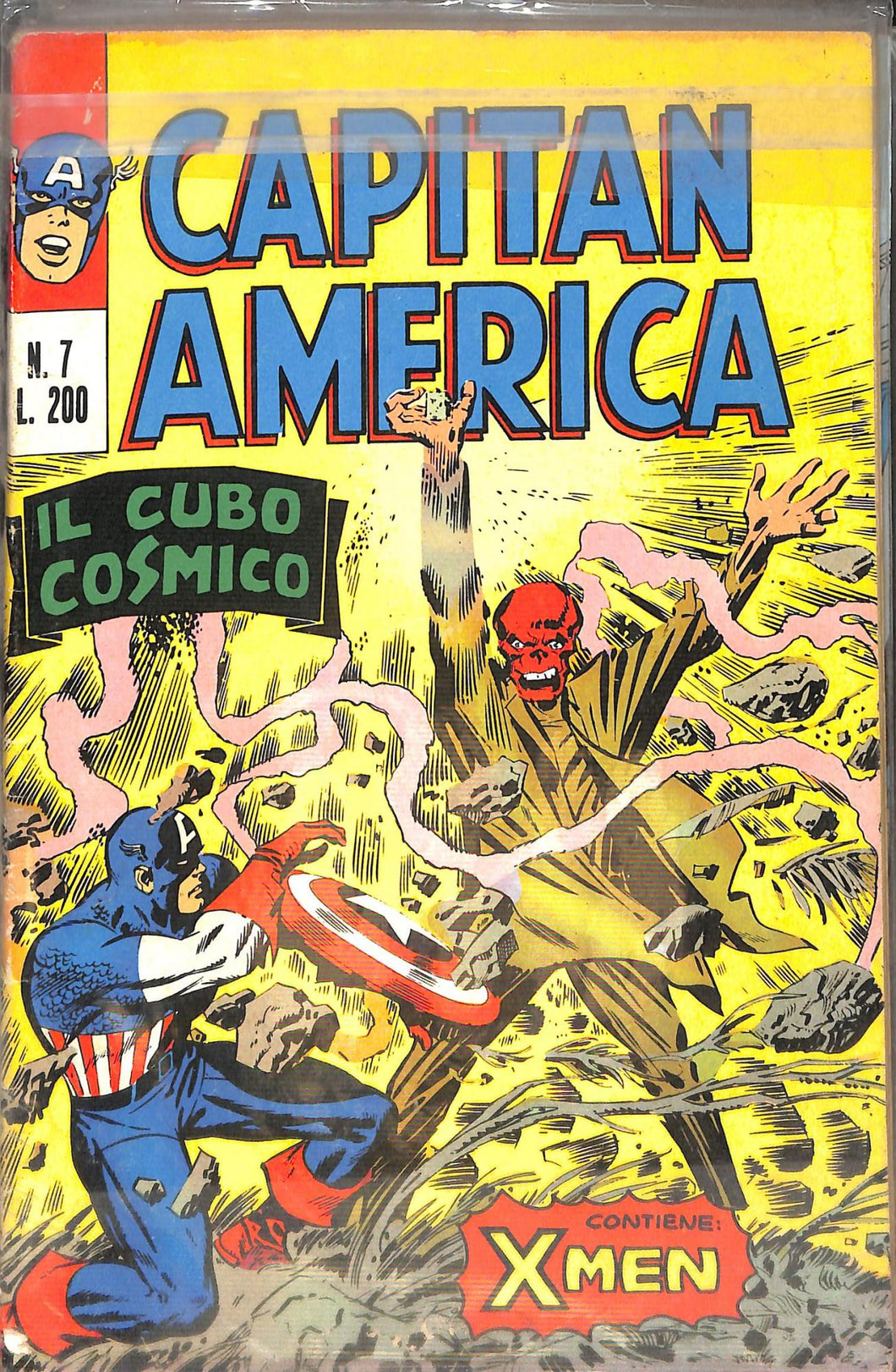 Fumetto - Capitan America N. 7 il cubo cosmico