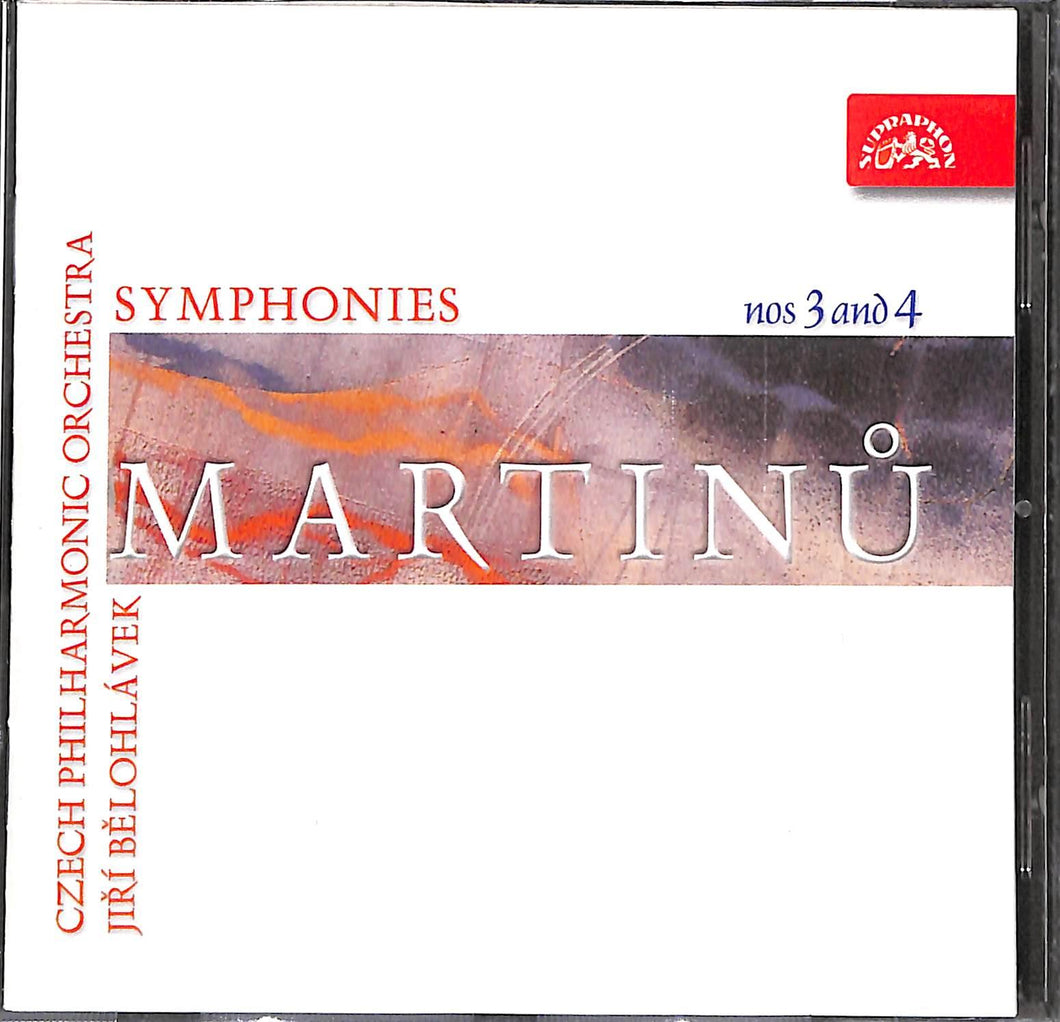 Cd - Martinu (1890-1959) - Symphonies nos. 3/4