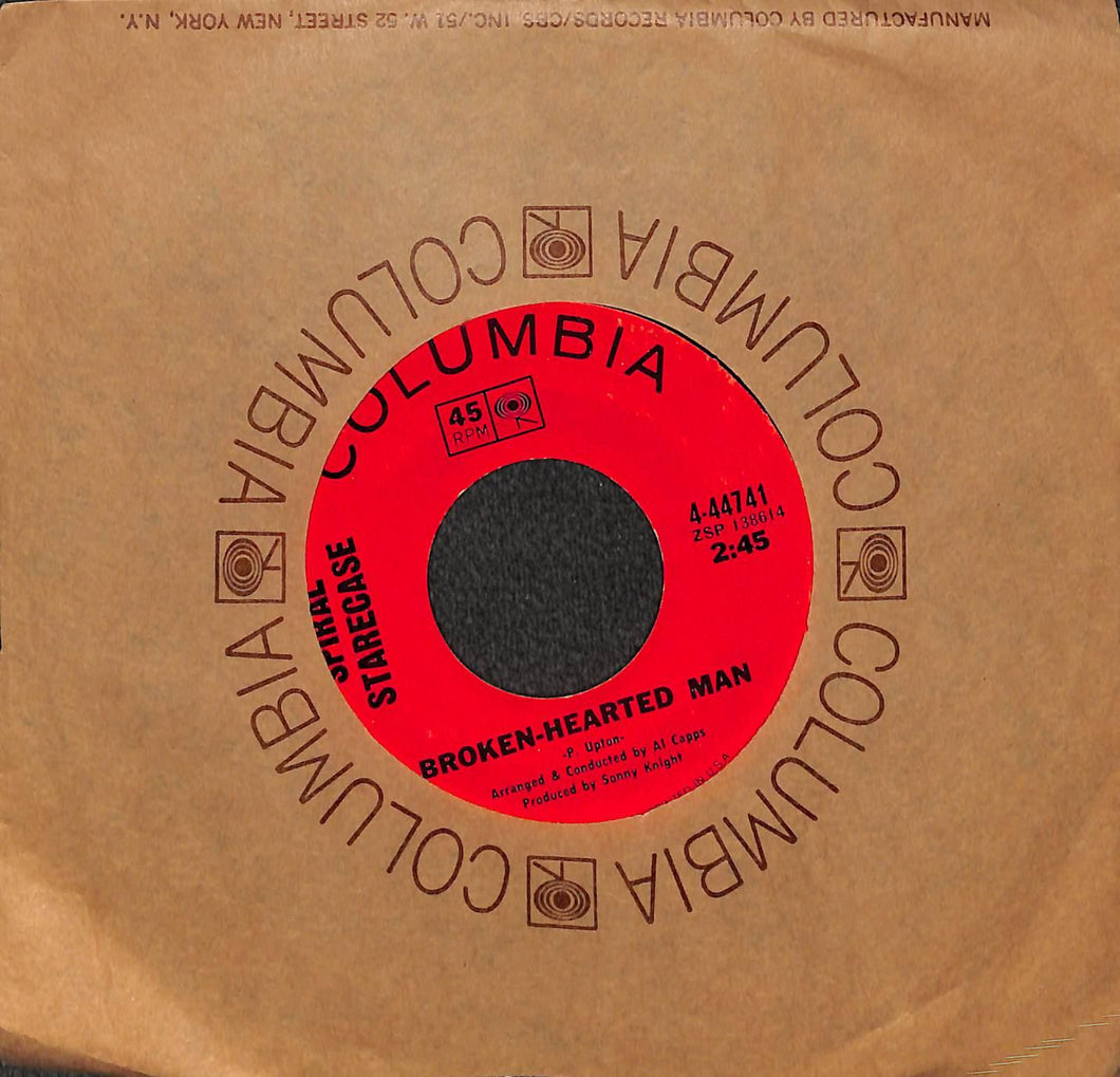 45 giri 7 '' - Spiral Starecase - More Today Than Yesterday / Broken-Hearted Man