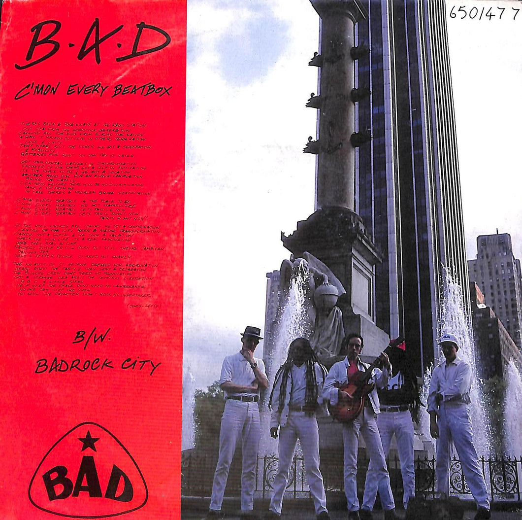 45 giri 7 '' - BAD - C'mon Every Beatbox