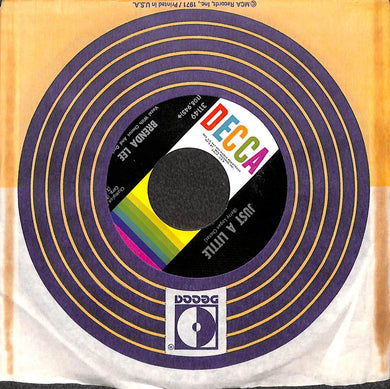 45 giri 7 '' - Brenda Lee - I Want To Be Wanted (Per Tutta La Vita)