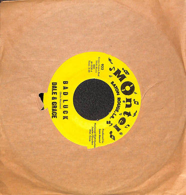 45 giri 7 '' - Dale & Grace - Stop And Think It Over