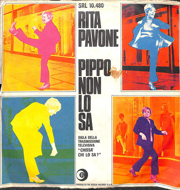45 giri 7 '' - Rita Pavone - Pippo Non Lo Sa / Uno, Due, Tre