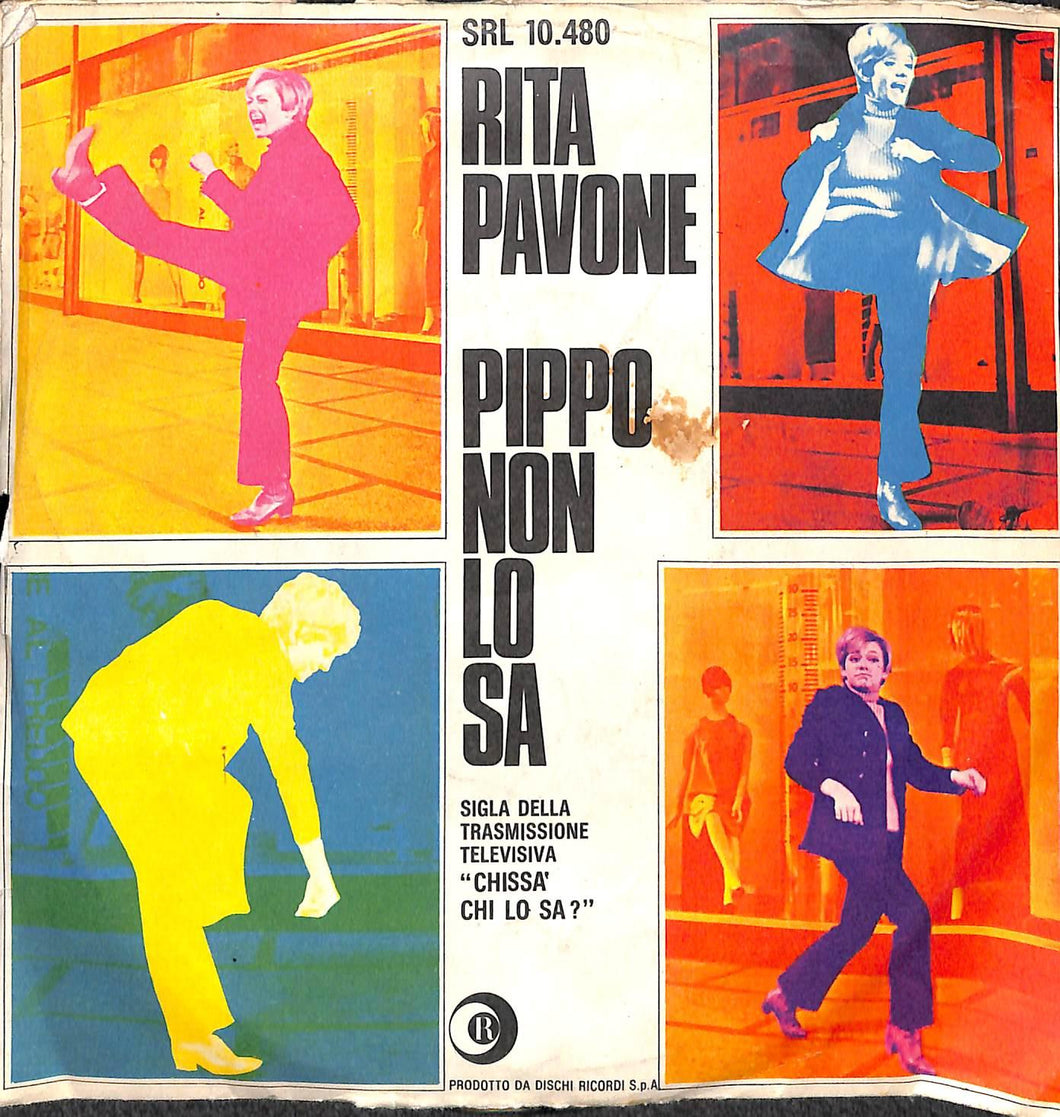 45 giri 7 '' - Rita Pavone - Pippo Non Lo Sa / Uno, Due, Tre