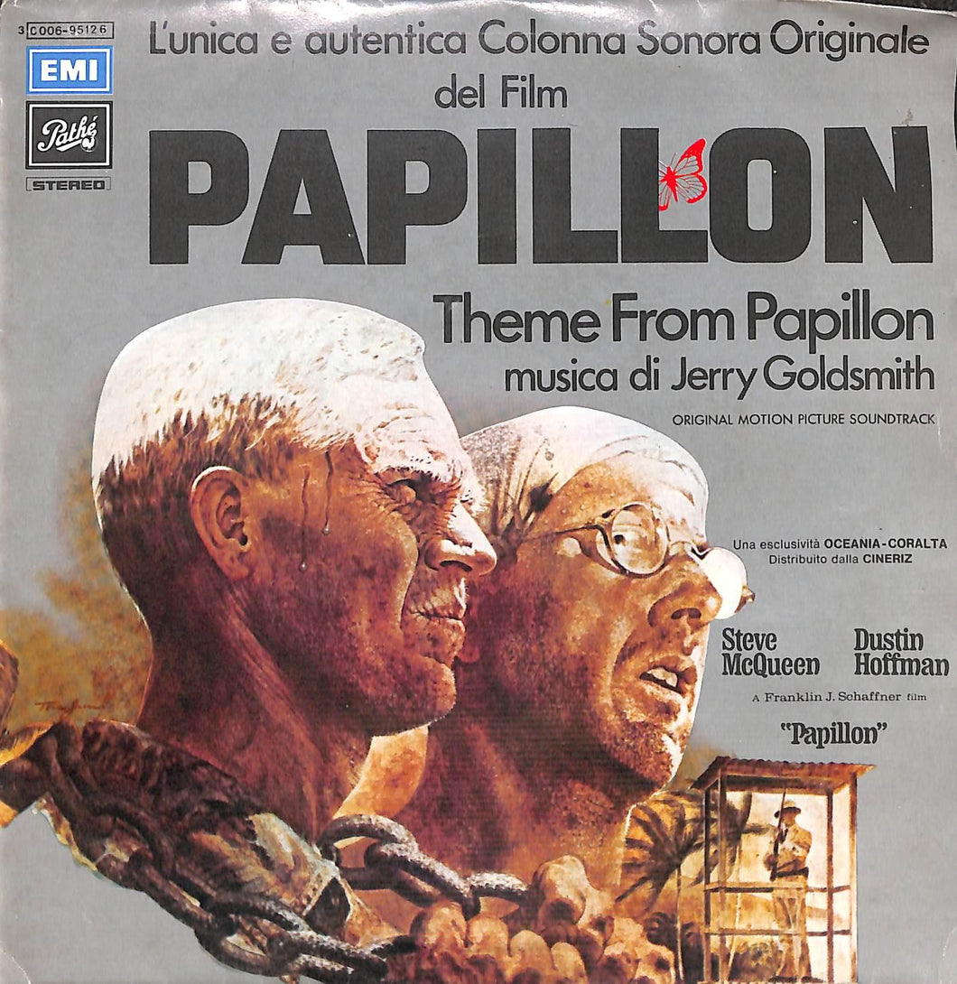 45 giri 7 '' - Jerry Goldsmith - Papillon