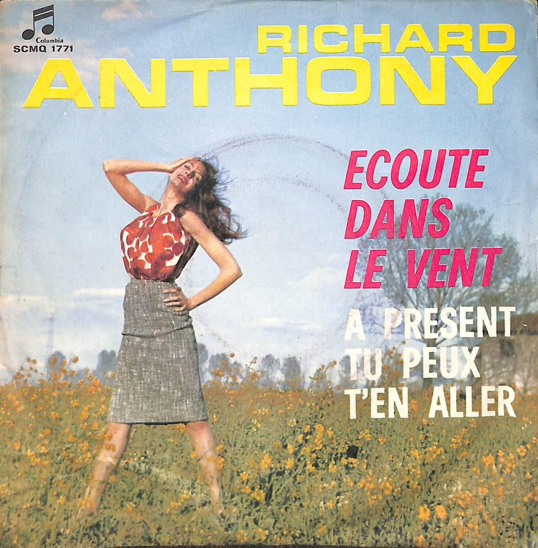 45 giri 7 '' - Richard Anthony - Écoute Dans Le Vent