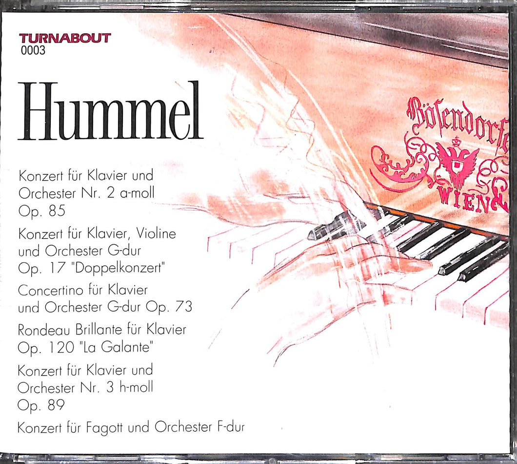 Cd - Hummell;Piano Concertos / Gallin e Stuttgart Po