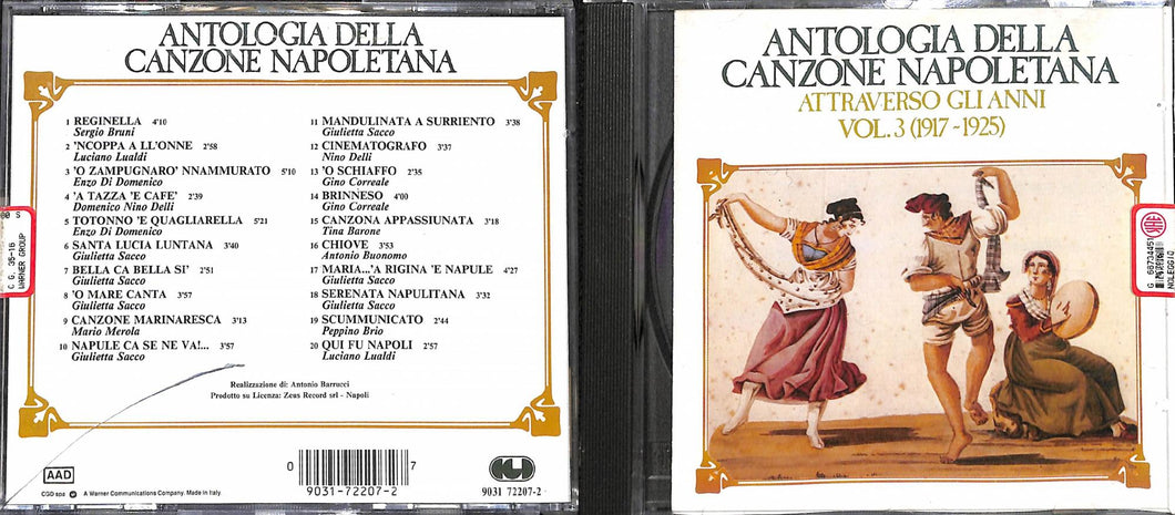 Cd - Antologia Della Canzone Napoletana Vol. 3 (1917-1925)