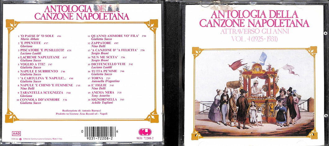Cd - Antologia della canzone napoletana vol 4 1925-1931