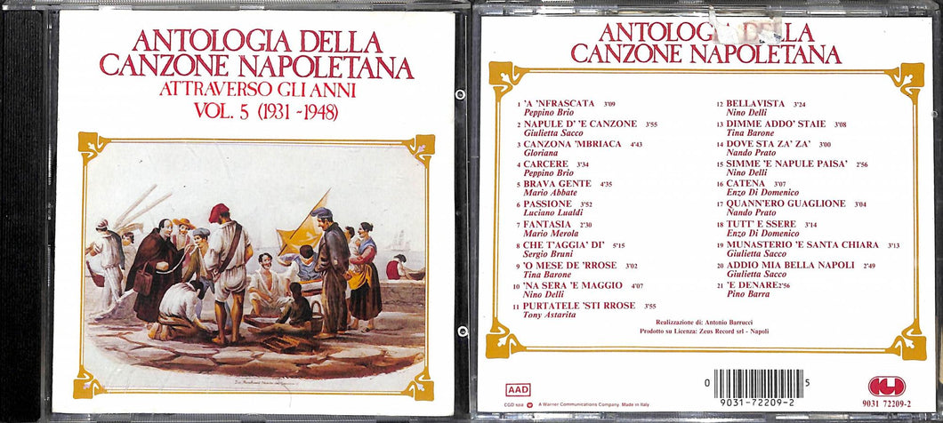 Cd - Antologia della canzone napoletana vol 5 (1931-1948)