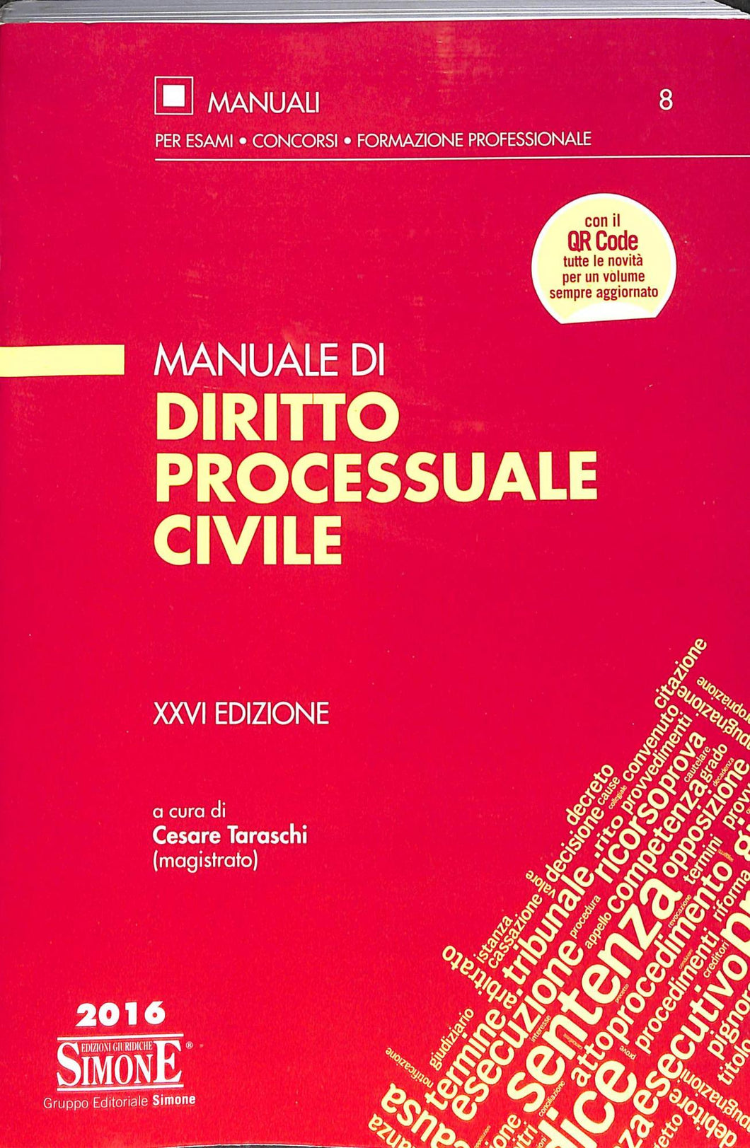 Manuale di diritto processuale civile / C. Taraschi