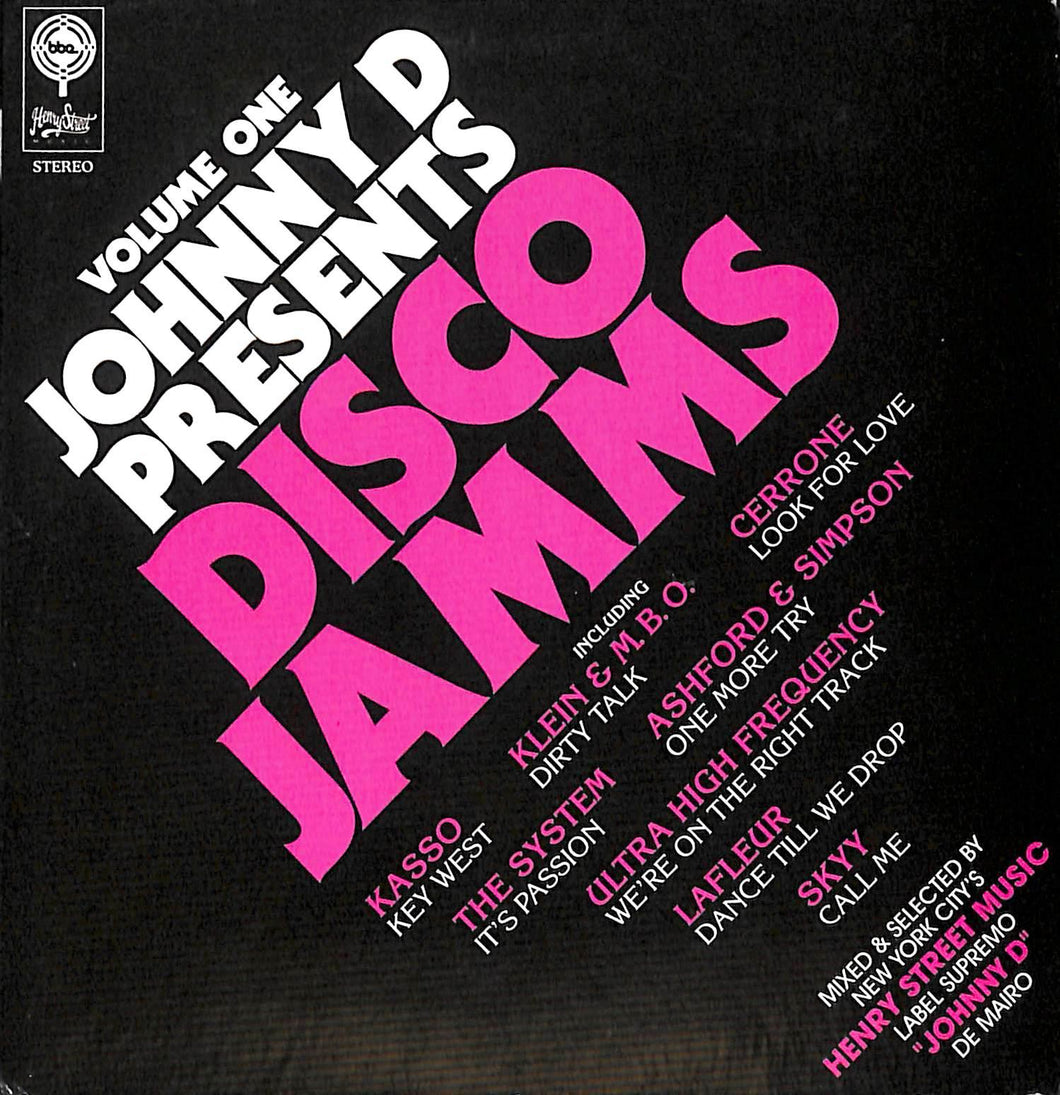 CD - Johnny D - Disco Jamms (Volume One) Promo