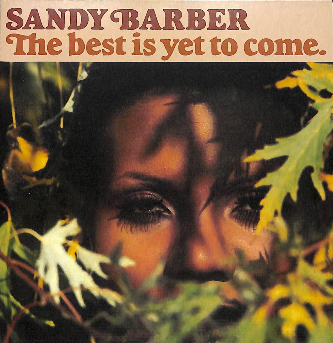 CD - Sandy Barber - The Best Is Yet To Come Promo