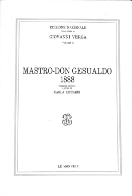 Mastro don Gesualdo (1888)
di Giovanni Verga
