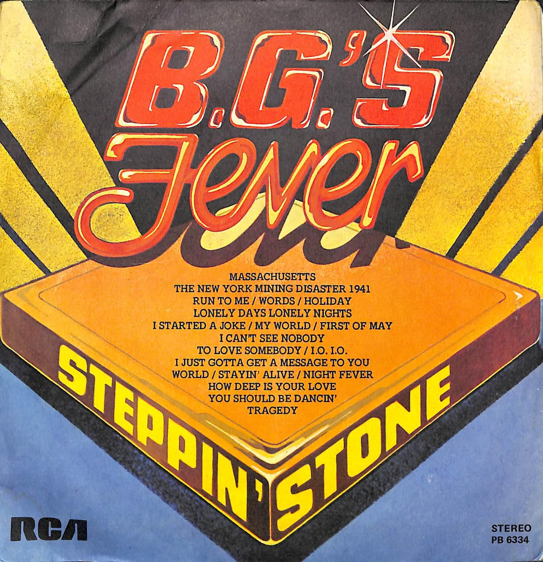 45 giri - 7'' - Steppin' Stone  B.G.'s Fever