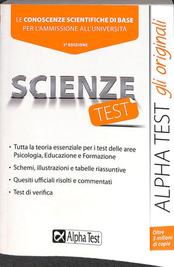 Scienzetest
di Valeria Balboni, Silvia Tagliaferri, Fausto Lanzoni