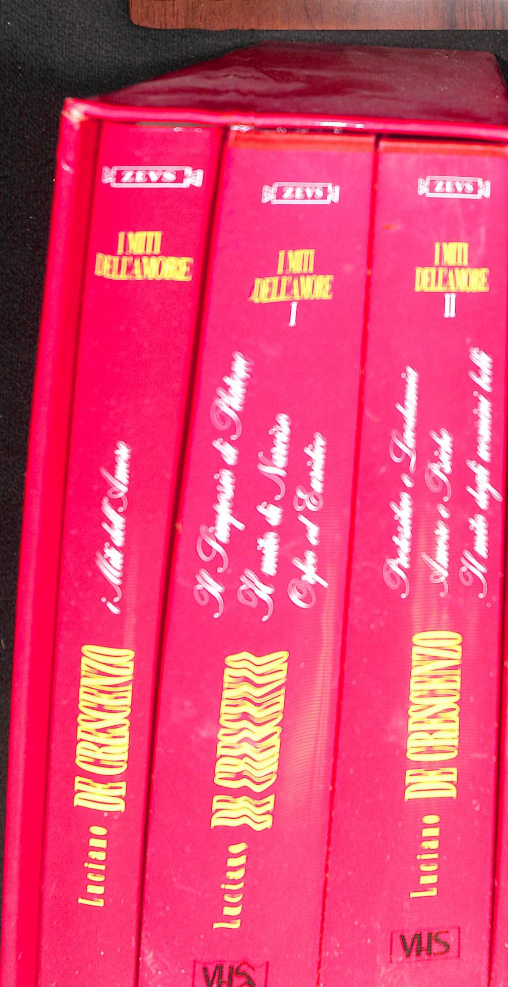 I miti dell'amore / regia Marco Colli 
Libro+ 2 Vhs