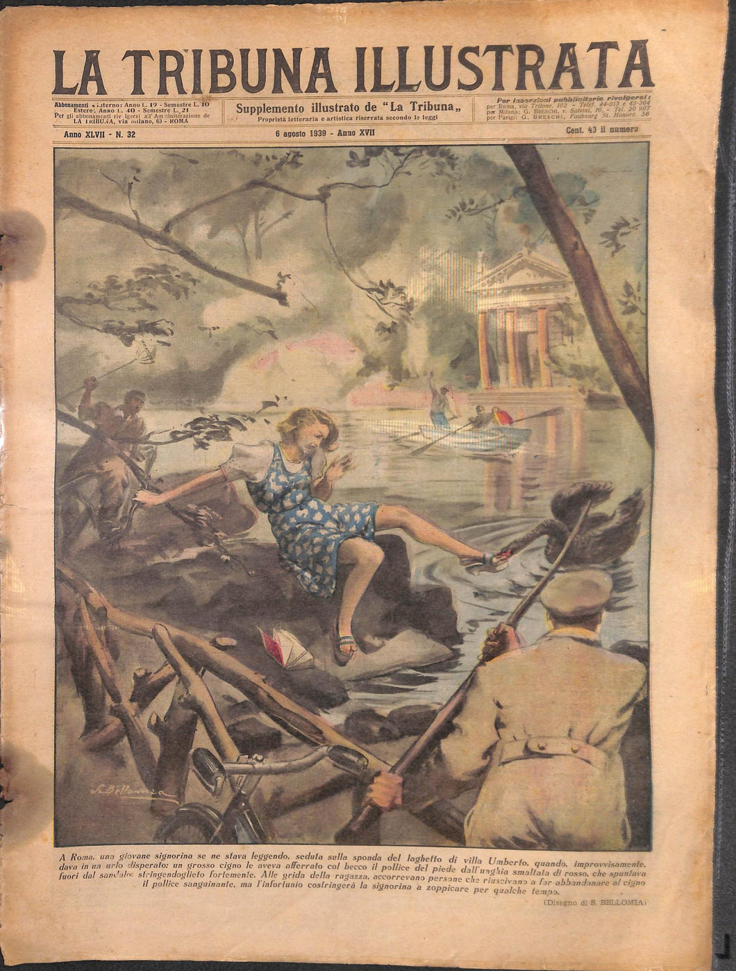 Rivista - La tribuna illustrata numero 27 - agosto 1939