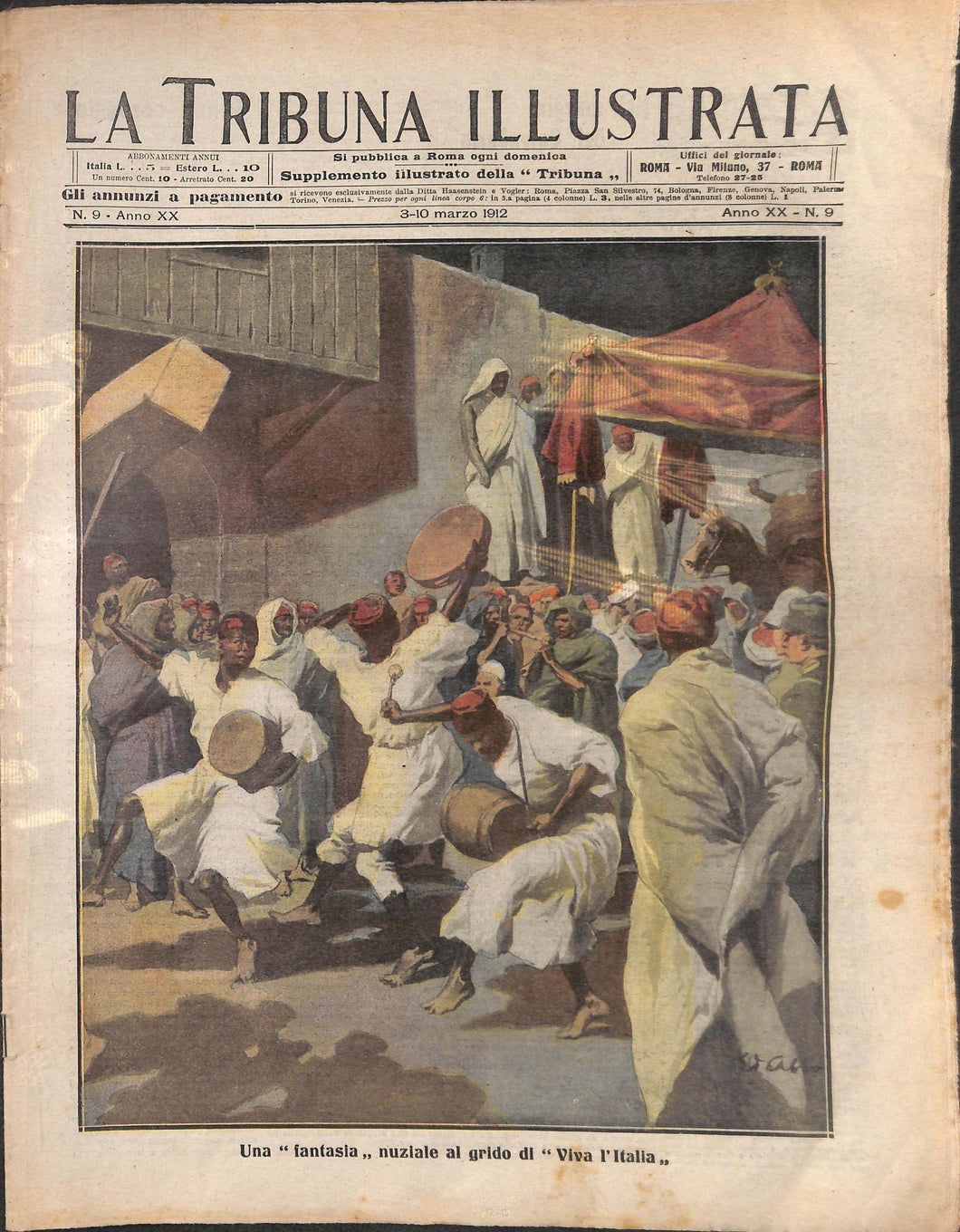 Rivista - La tribuna illustrata numero 11 - marzo 1912