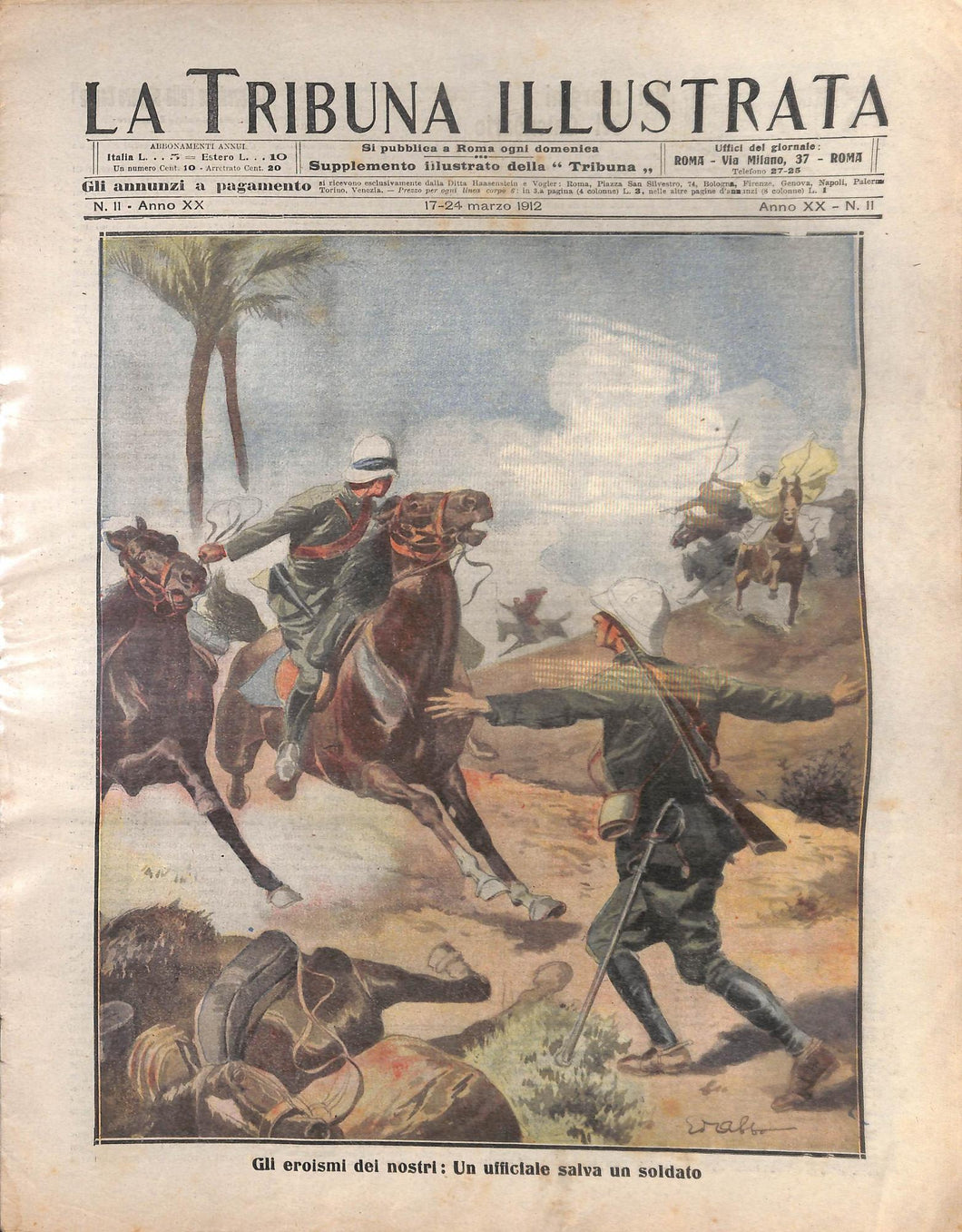 Rivista - La tribuna illustrata numero 11 - marzo 1912