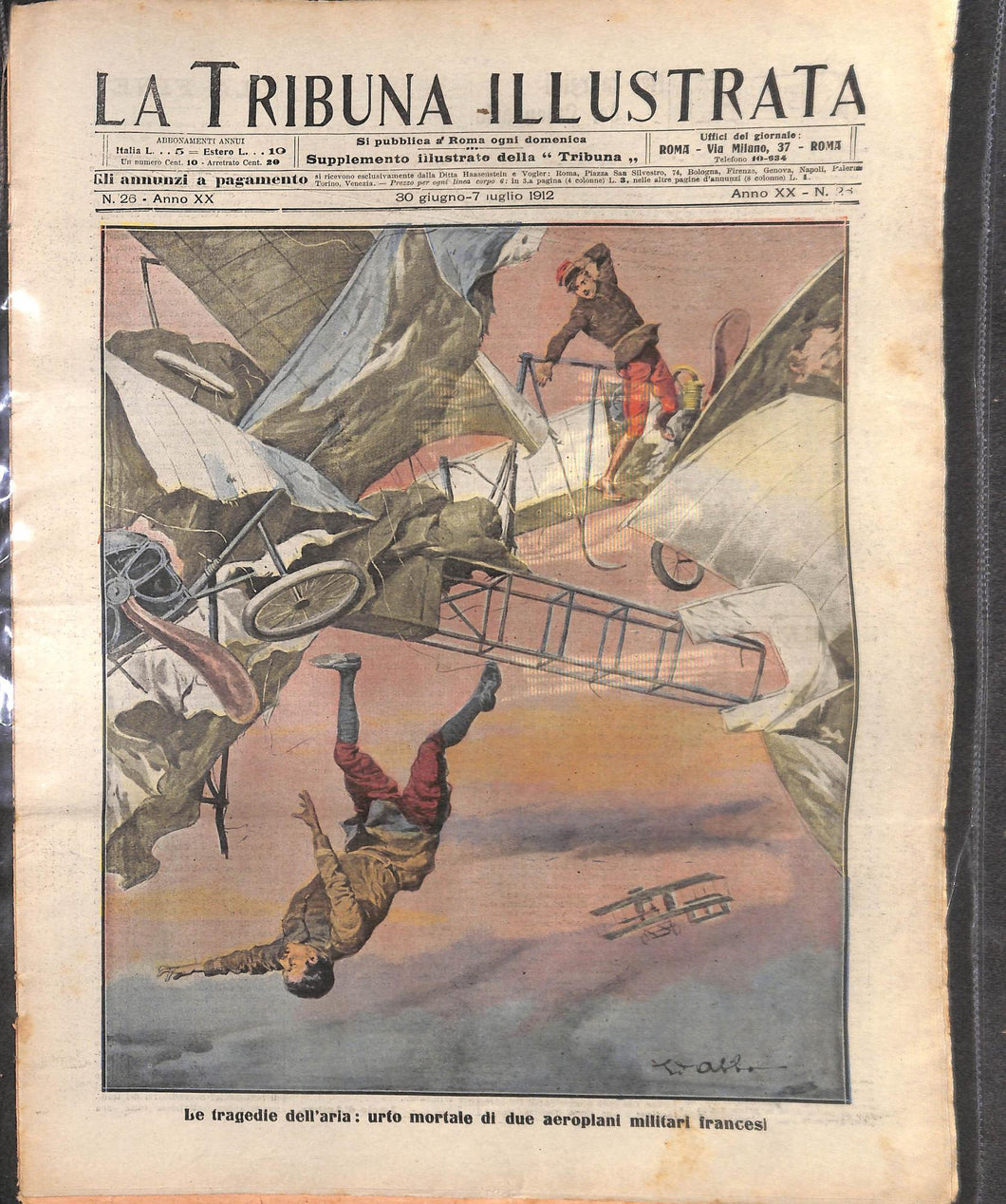 Rivista - La tribuna illustrata numero 26 -  luglio 1916