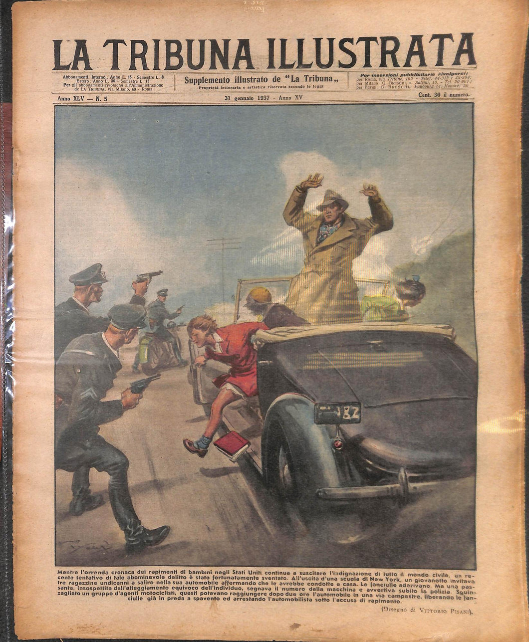 Rivista - La tribuna illustrata numero 5 - gennaio 1937