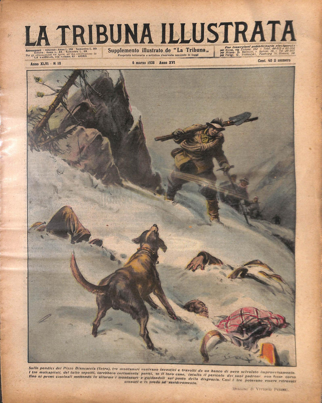 Rivista - La tribuna illustrata numero 10 - 6 marzo 1938
