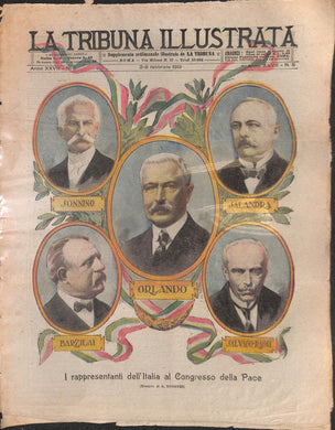 Rivista - La tribuna illustrata numero 5 -  Febbraio 1919