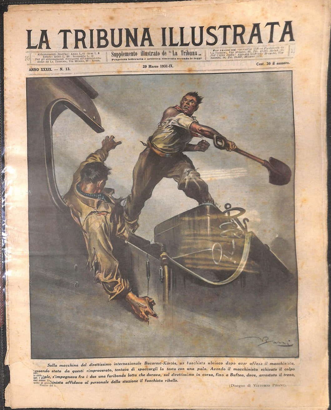 Rivista - La tribuna illustrata numero 13 -  29 marzo 1931