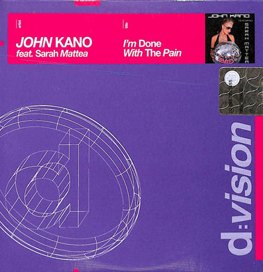 Cd - John Kano Feat. Sarah Mattea - I'm Done With The Pain