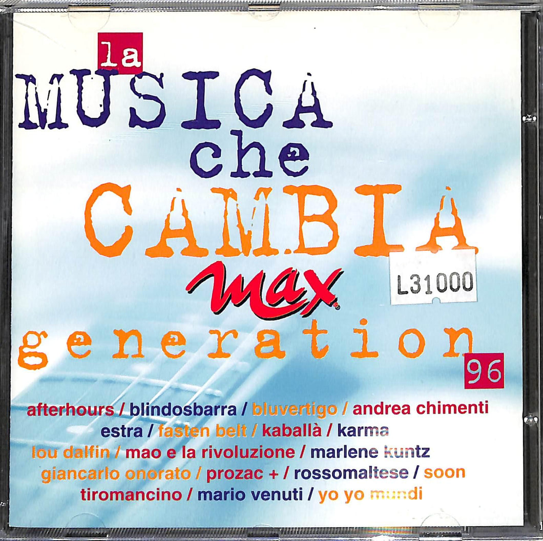 Cd - Various - La Musica Che Cambia Max Generation 96