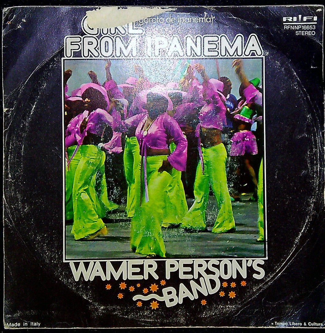 45 giri - Wamer Person's Band ? Girl From Ipanema (Garota De Ipanema)