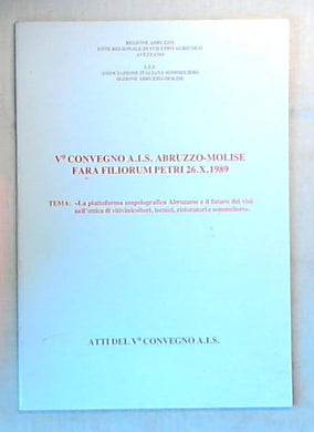 (Abruzzo) 5. Convegno A.I.S. Abruzzo-Molise / Fara Filiorum Petri 26.10.1989