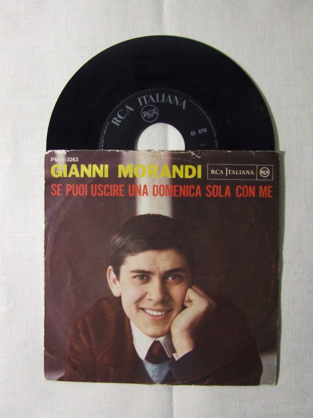 45 giri - 7'' - Gianni Morandi  In Ginocchio Da Te  1964