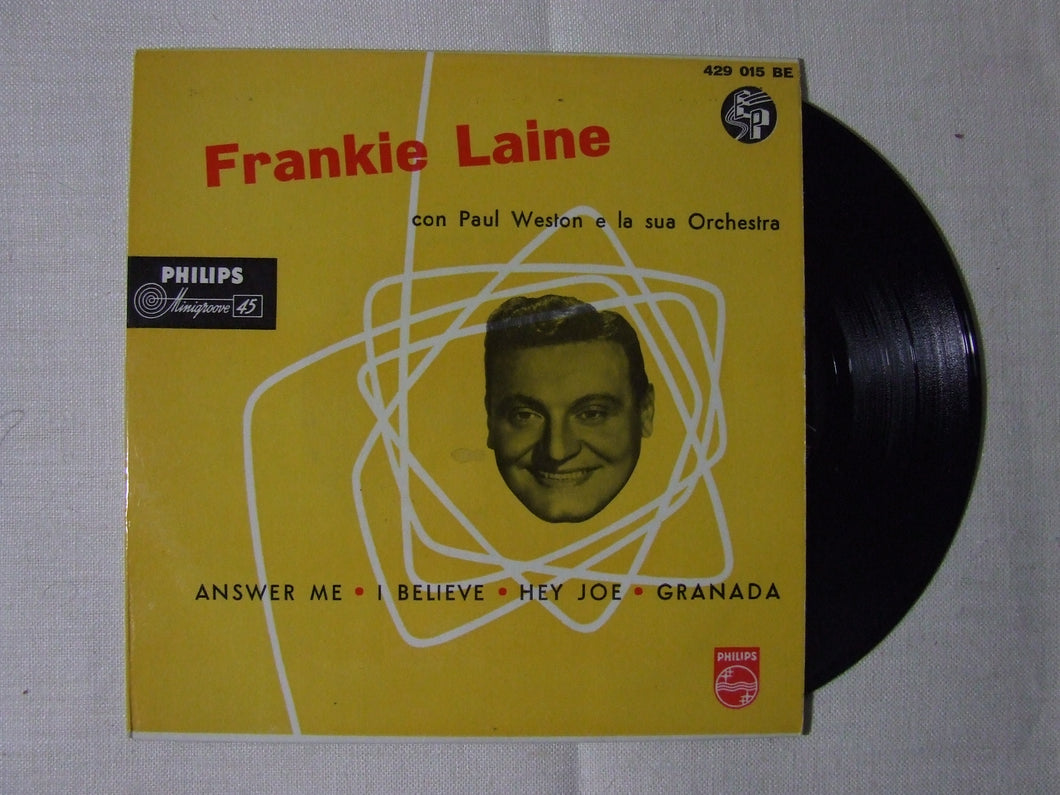45 giri - 7'' - EP - Frankie Laine With Paul Weston And His Orchestra ? Frankie Laine
: 1958
Pop, Folk, World, & Country