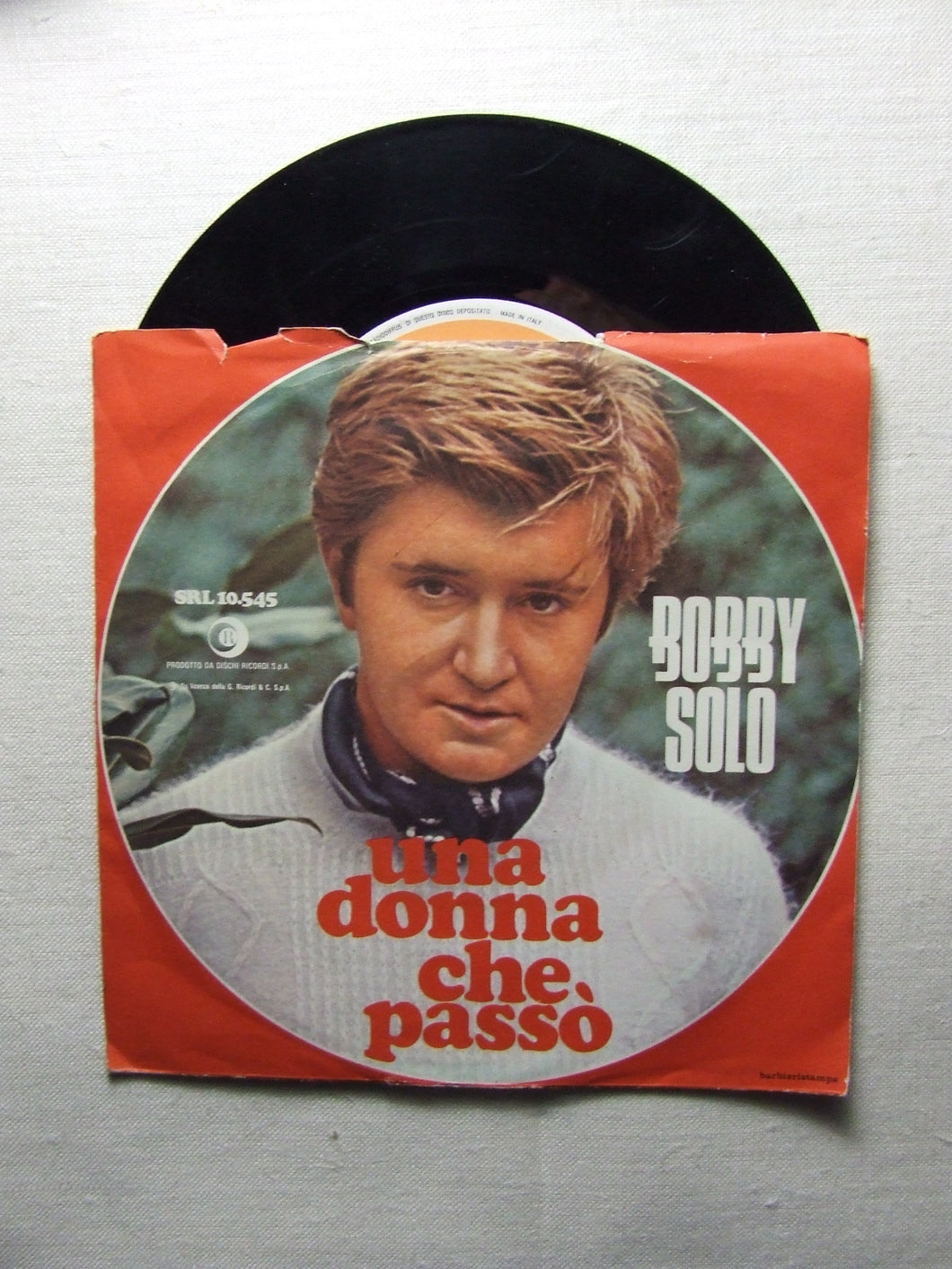45 giri - 7'' - Bobby Solo  Domenica D'Agosto
1969