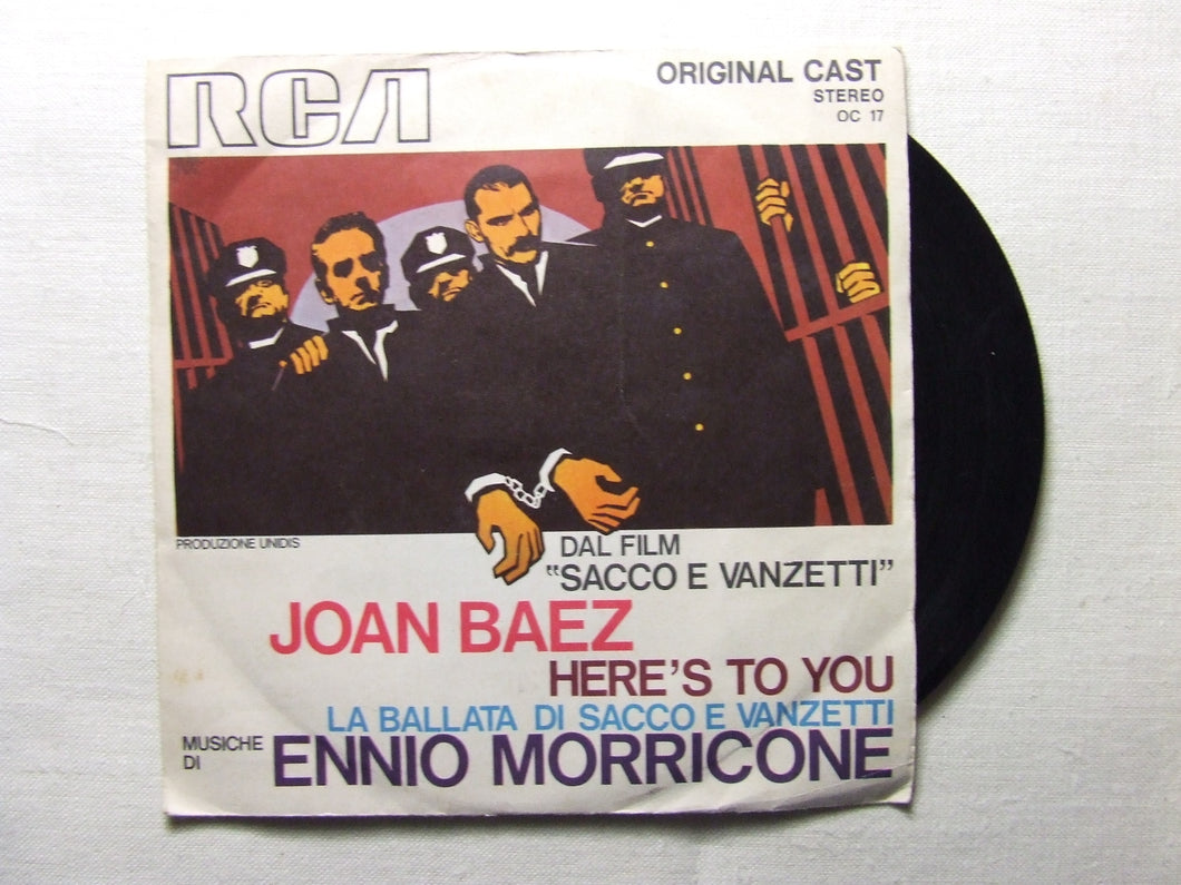 45 giri - 7'' -  Joan Baez With Ennio Morricone And His Orchestra  Here'S To You
:
1971
