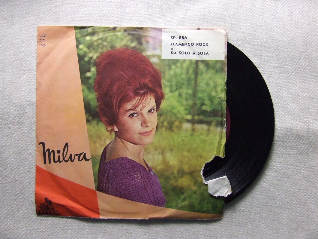 45 giri - 7'' -  Milva  Flamenco Rock / Da Solo A Sola
1961