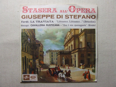 45 giri - 7'' -  Stasera all'Opera - La traviata - ''Libiamo, libiamo...''