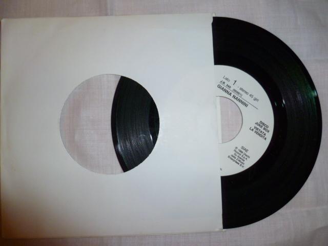 45 giri - 7'' - Gianna Nannini / Gianluigi Di Franco - Hey Bionda / Scirocco Promo