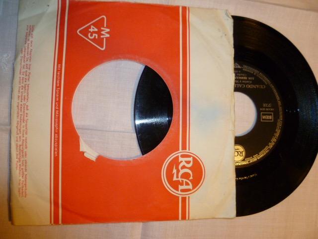 45 giri - 7'' - Los Hermanos Rigual - Cuando Calienta El Sol / La Del Vestido Rojo