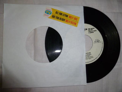 45 giri - 7'' - Billy Joel / Billy Ocean - All For Leyna / Are You Ready Promo