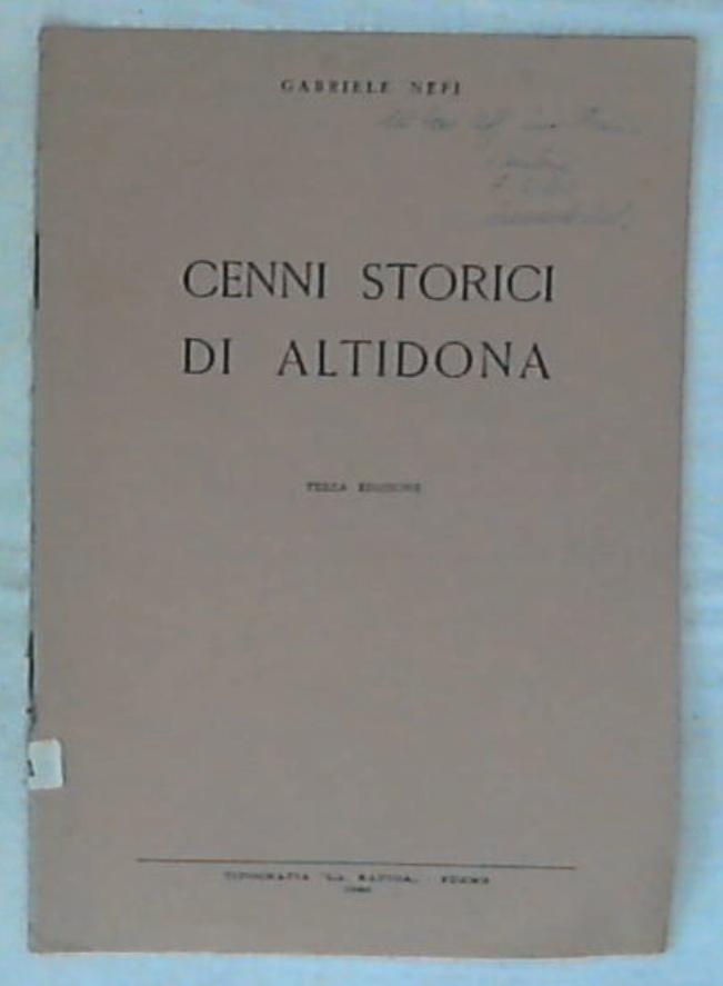 (Marche) Cenni storici di Altidona / Gabriele Nepi