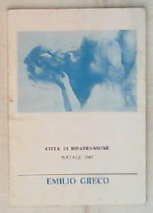 (Marche) Città di ripatransone  Natale 1987 Emilio Greco