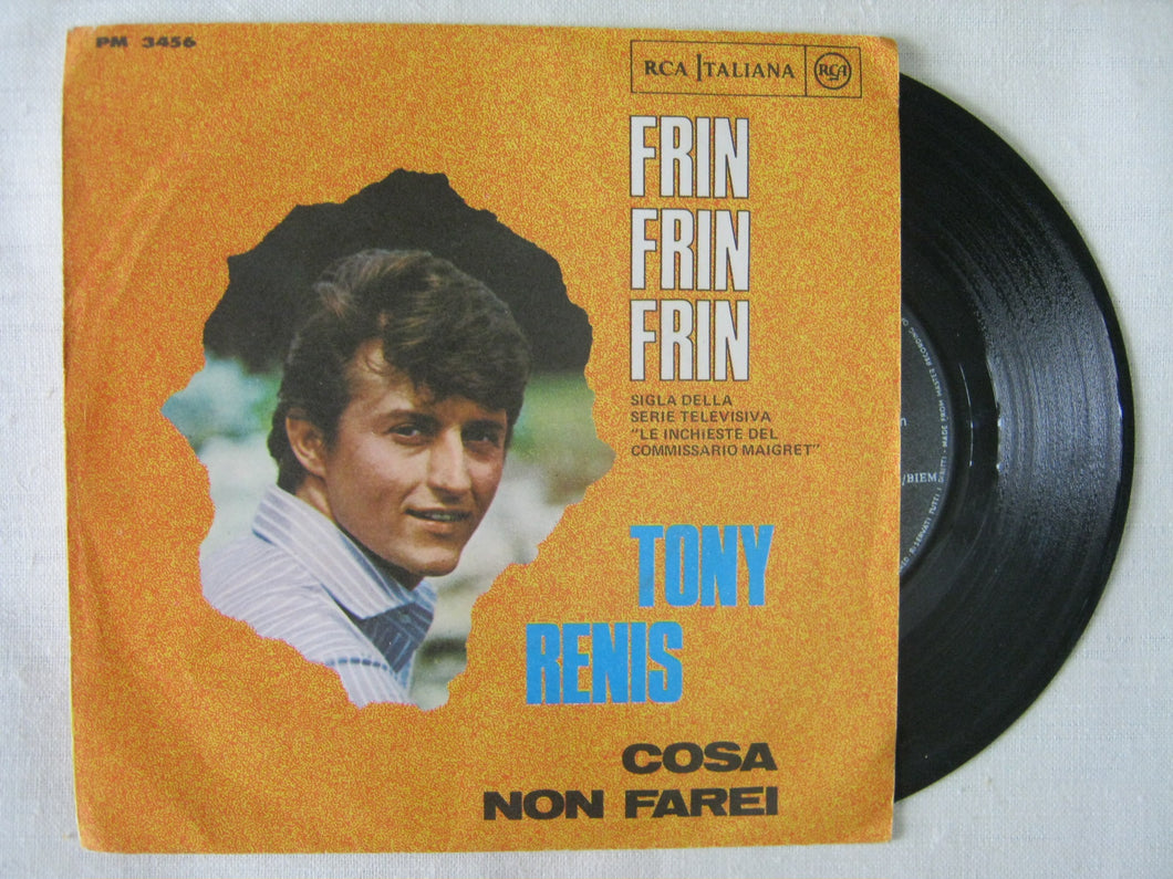 45 giri - 7'' - Tony Renis - Frin Frin Frin - Cosa Non Farei - 1968