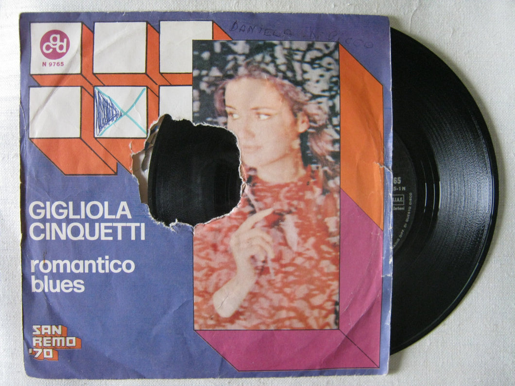45 giri - 7'' -  Gigliola Cinquetti - Romantico Blues